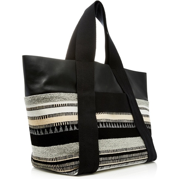 NWT Proenza Schuler Leather/Suede/Jacquard Tote - Picture 3 of 6